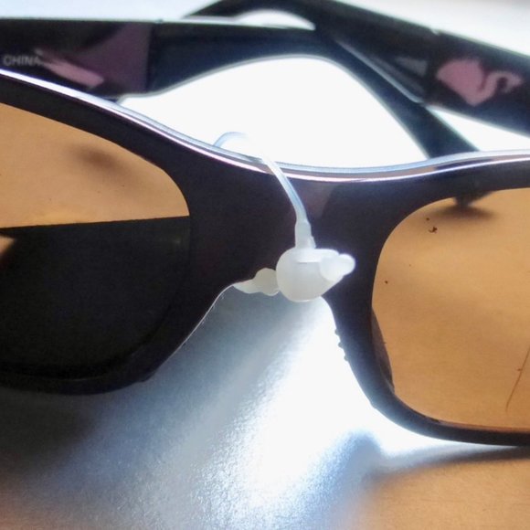 Gloria Vanderbilt Purple Metal Sunglasses Eyewear - Picture 14 of 16